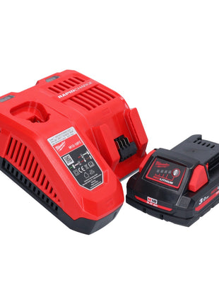 Meuleuse d'angle sur batterie Milwaukee M18 FSAG125X-301X 18 V 125 mm sans balais + 1x batterie 3,0 Ah + chargeur + boîtier HD