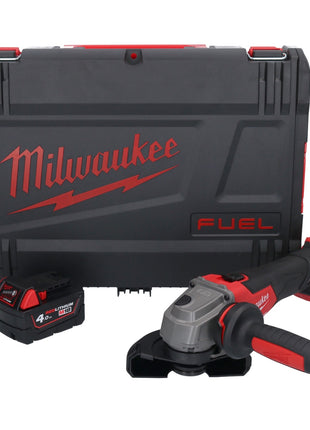 Amoladora angular a batería Milwaukee M18 FSAG125X-401X 18 V 125 mm sin escobillas + 1x batería 4,0 Ah + caja HD - sin cargador