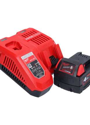 Meuleuse d'angle sur batterie Milwaukee M18 FSAG125X-401X 18 V 125 mm brushless + 1x batterie 4,0 Ah + chargeur + boîtier HD