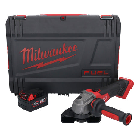 Milwaukee M18 FSAG125X-501X Meuleuse d'angle sans fil 18 V 125 mm Brushless + 1x batterie 5,0 Ah + HD Box - sans chargeur