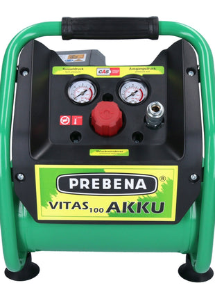 Prebena VITAS 100-AKKU Kompressor 18 V 5 l 8 bar CAS Brushless + 1x Akku 8,0 Ah - ohne Ladegerät - Toolbrothers