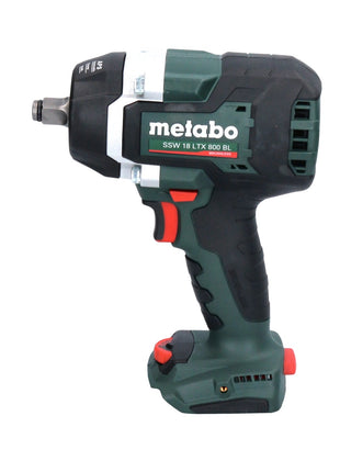 Metabo SSW 18 LTX 800 BL Visseuse à choc sans fil 18 V 800 Nm 1/2'' ( 602403840 ) Brushless + metaBOX - sans batterie, sans chargeur