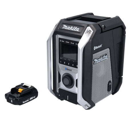 Makita DMR 114 A1B radio batería 12 V - 18 V Bluetooth IP65 + 1x batería 2,0 Ah - sin cargador