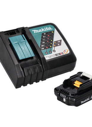 Makita DMR 114 RA1B Radio à batterie 12 V - 18 V Bluetooth IP65 + 1x batterie 2,0 Ah + chargeur