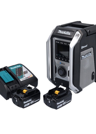 Makita DMR 114 RFB Akku Radio 12 V - 18 V Bluetooth IP65 + 2x Akku 3,0 Ah + Ladegerät - Toolbrothers