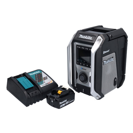 Makita DMR 114 RG1B Akku Radio 12 V - 18 V Bluetooth IP65 + 1x Akku 6,0 Ah + Ladegerät - Toolbrothers