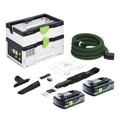 Festool CTMC SYS Akku Absaugmobil 36 V ( 2x 18 V ) Staubkl. M + 2x Akku 4,0 Ah - ohne Ladegerät - Toolbrothers