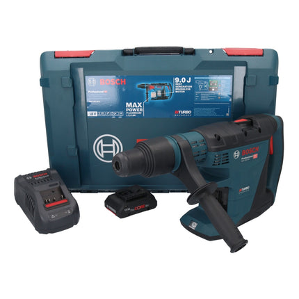 Bosch GBH 18V-40 C Professional Perforateur sans fil 9,0 J 18V - SDS max - BITURBO Brushless + 1x Batterie ProCORE 4,0 Ah + Chargeur + Coffret XL-BOXX