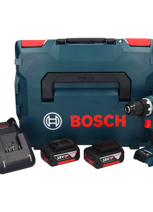 Bosch GSR 18V-90 C Professional Akku Bohrschrauber 18 V 64 Nm Brushless + 2x Akku 5,0 Ah + Ladegerät + L-Boxx - Toolbrothers