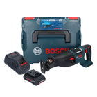 Bosch GSA 18V-28 Scie sabre sans fil 18 V BITURBO Brushless + 1x batterie ProCORE 4,0 Ah + chargeur + L-Boxx