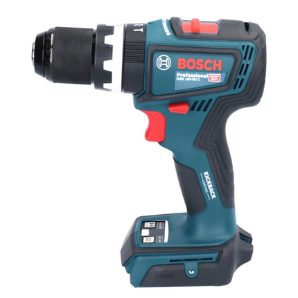 Bosch GSB 18V-90 C Professional Perceuse-visseuse à percussion sans fil 18 V 64 Nm Brushless + 1x batterie ProCORE 8,0 Ah + L-Boxx - sans chargeur