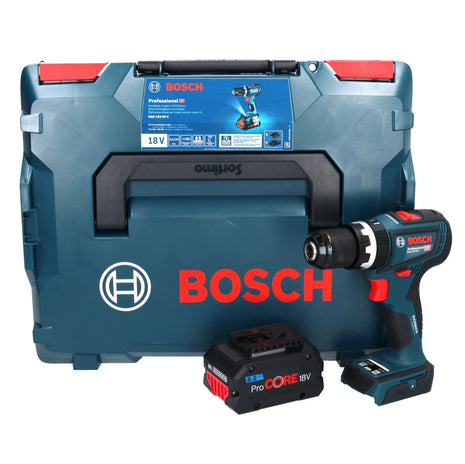 Bosch GSB 18V-90 C Professional Akku Schlagbohrschrauber 18 V 64 Nm Brushless + 1x ProCORE Akku 8,0 Ah + L-Boxx - ohne Ladegerät