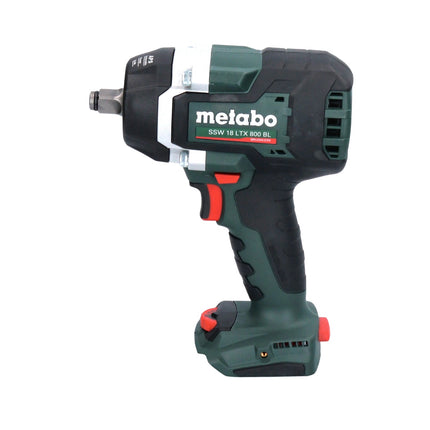 Metabo SSW 18 LTX 800 BL Visseuse à choc sans fil 18 V 800 Nm 1/2" Brushless + 1x batterie 4,0 Ah + metaBOX - sans chargeur