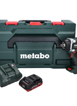 Metabo SSW 18 LTX 800 BL Atornillador de impacto a batería 18 V 800 Nm 1/2" sin escobillas + 1x batería 4,0 Ah + cargador + metaBOX