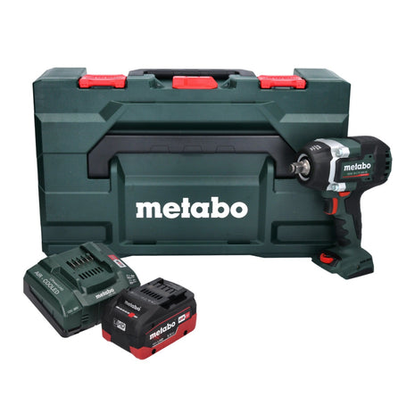 Metabo SSW 18 LTX 800 BL Atornillador de impacto a batería 18 V 800 Nm 1/2" sin escobillas + 1x batería 5,5 Ah + cargador + metaBOX