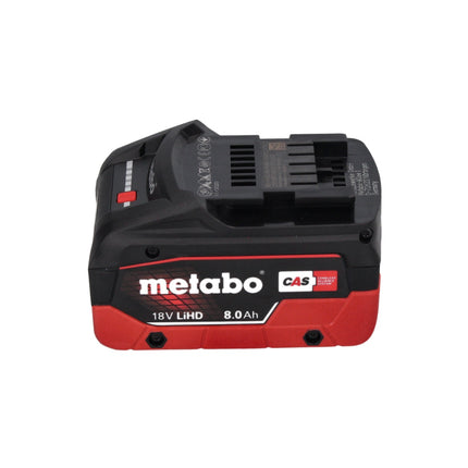 Metabo SSW 18 LTX 800 BL Visseuse à choc sans fil 18 V 800 Nm 1/2" Brushless + 1x batterie 8,0 Ah + metaBOX - sans chargeur