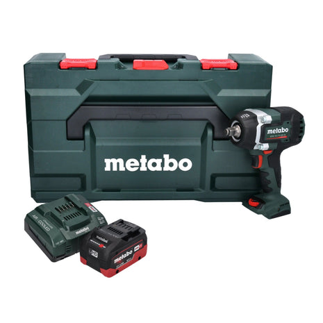 Metabo SSW 18 LTX 800 BL Visseuse à choc sans fil 18 V 800 Nm 1/2'' Brushless + 1x batterie 8,0 Ah + chargeur + metaBOX