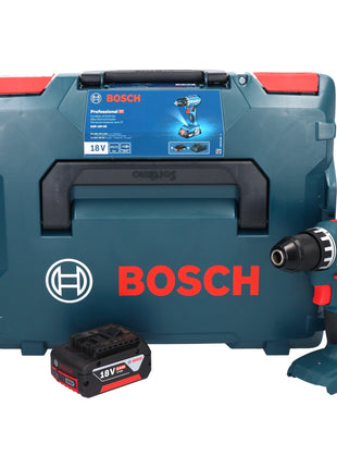 Bosch GSR 18V-45 Perceuse-visseuse sans fil 18 V 45 Nm brushless + 1x Batterie 5,0 Ah + Coffret L-Boxx - sans chargeur