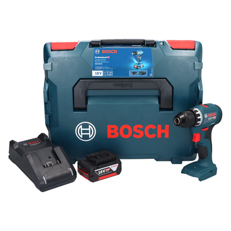 Taladro atornillador a batería Bosch GSR 18V-45 18 V 45 Nm sin escobillas + 1x batería 5,0 Ah + cargador + L-Boxx