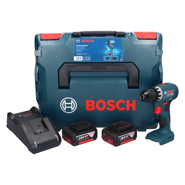 Bosch GSR 18V-45 Perceuse-visseuse sans fil 18 V 45 Nm Brushless + 2x batterie 5,0 Ah + chargeur + L-Boxx