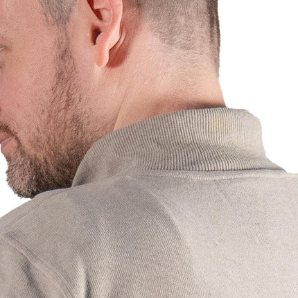 Toolbrothers Quart de pull-over zippé Casual Fit - AUTUMN COLLECTION Farbe Concrete Grey Gre L