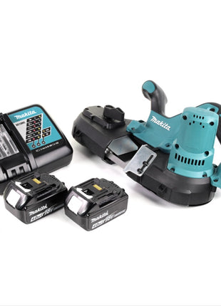 Makita DPB 181 RM 18 V Li-Ion Akku Bandsäge + 2 x 4 Ah Akku + Ladegerät - Toolbrothers