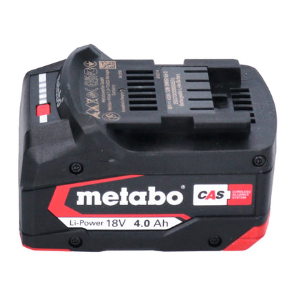 Metabo W 18 L 9-125 Quick Meuleuse d'angle sans fil 18 V 125 mm + 1x batterie 4,0 Ah + metaBOX - sans chargeur