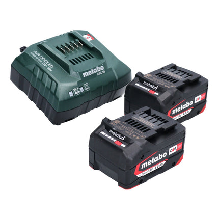 Metabo W 18 L 9-125 Quick Meuleuse d'angle sans fil 18 V 125 mm + 2x batterie 4,0 Ah + chargeur + metaBOX