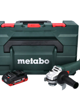 Metabo W 18 L 9-125 Quick Akku Winkelschleifer 18 V 125 mm + 1x Akku 4,0 Ah + metaBOX - ohne Ladegerät