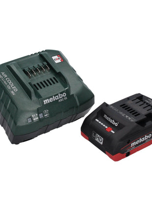 Metabo W 18 L 9-125 Amoladora angular de batería Quick 18 V 125 mm + 1x batería 4,0 Ah + cargador + metaBOX