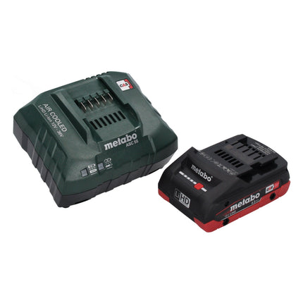 Metabo W 18 L 9-125 Quick Meuleuse d'angle sans fil 18 V 125 mm + 1x batterie 4,0 Ah + chargeur + metaBOX
