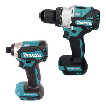 Makita DLX 4157 TX1 Kit combiné batterie 18 V DDF 486 + DGA 504 + DJR 187 + DTD 153 + 2x batterie 5,0 Ah + chargeur + sacoche