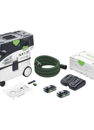 Festool CTLC MIDI Akku Absaugmobil 36 V ( 2x 18 V ) Staubkl. L + 2x Akku 4,0 Ah + Ladegerät + Systainer - Toolbrothers