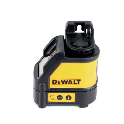 DeWalt DW 088 KTRI-XJ Laser à lignes croisées avec mode impulsion rouge + DE 0881 Trépied en aluminium 1,7 m 1/4"