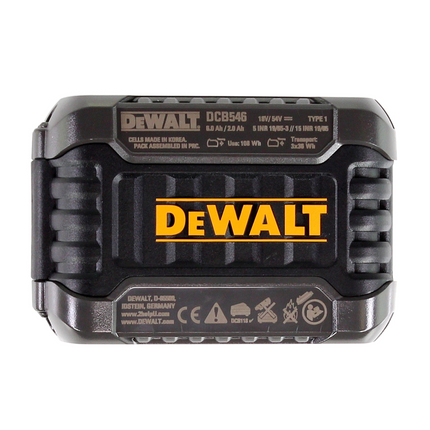 DeWalt DCB 118 T2 XR FLEXVOLT Set de démarrage + 2x batterie 6,0 Ah