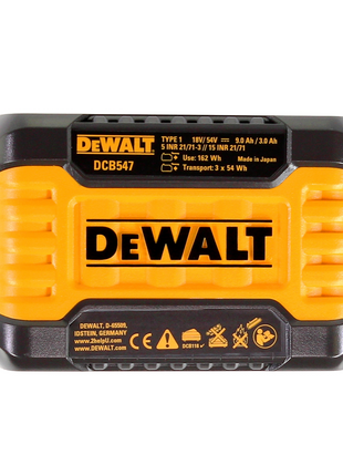 Set básico DeWalt DCB 118 X1 FlexVolt 54 V / 18 V + 1x batería DCB 547 9,0 Ah