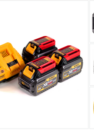 DeWalt DCB118T3XR FLEXVOLT Chargeur + 3x DCB546 Batteries 6,0 Ah