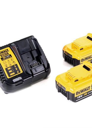 DeWalt DCS 391 M2 scie circulaire sans fil 18 V 165 mm + 2x batterie 4,0 Ah + chargeur + lame + TSTAK