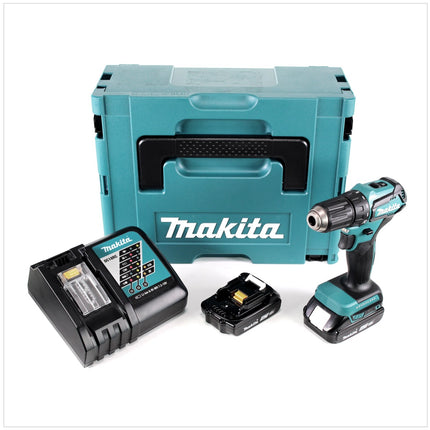 Makita DDF 483 RAJ perceuse/visseuse sans fil 18 V 40 Nm sans balais + 2x batterie 2,0 Ah + chargeur + Makpac