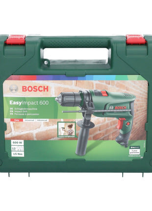 Bosch EasyImpact 600 Perceuse à percussion 600 watts 15Nm + Coffret (0603133000)