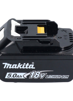 Makita DKP180T1J Rabot sans fil 82mm 18V  + 1x Batterie 5,0Ah + Coffret Makpac - sans chargeur