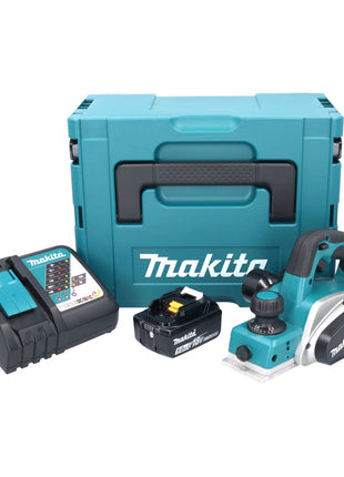 Makita DKP 180 RT1J strug akumulatorowy 18 V 82 mm + 1x akumulator 5,0 Ah + ładowarka + Makpac