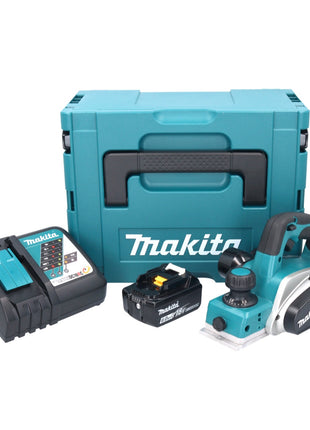 Makita DKP 180 RG1J strug akumulatorowy 18 V 82 mm + 1x akumulator 6,0 Ah + ładowarka + Makpac