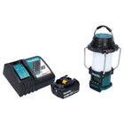 Makita DMR 055 RM1 Radio sans fil 18 V FM avec lanterne 360 Lampe de poche + 1x batterie 4,0 Ah + chargeur