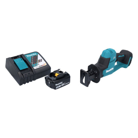 Makita DJR 189 RM1 Scie recipro sans fil 18 V Brushless + 1x Batterie 4,0 Ah + Ladegert