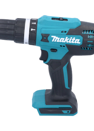 Makita HP 488 DWY1J 18 V Perceuse-visseuse à percussion sans fil 42 Nm série G + 1x Batterie 1,5 Ah + Chargeur + Makpac