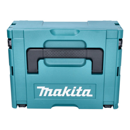 Makita HP 488 DWYJ 18 V Perceuse-visseuse à percussion sans fil 42 Nm série G + 2x Batteries 1,5 Ah + Chargeur + Coffret Makpac