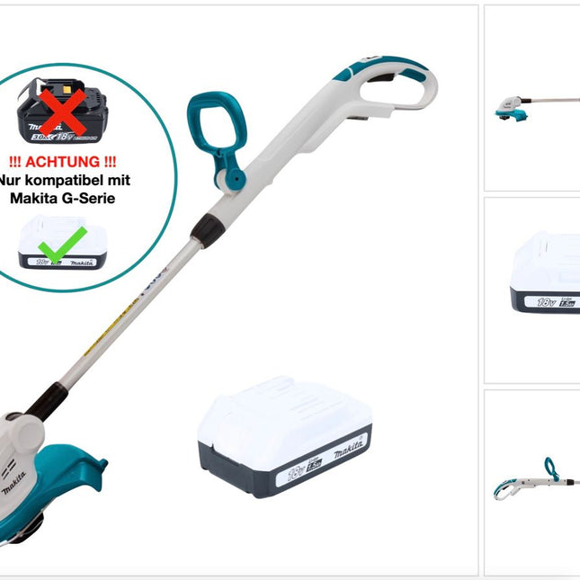 Makita UR 180 DY1 Akku Rasentrimmer 18 V 260 mm G-Serie + 1x Akku 1,5 Ah - ohne Ladegerät - Toolbrothers