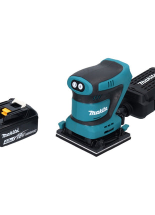 Makita DBO 480 M1 Ponceuse vibrante sans fil 18 V 112 x 102 mm + 1x batterie 4,0 Ah - sans chargeur