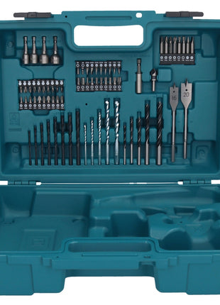 Makita Transportkoffer Bit Bohrer 74 tlg. für 18 V Akku Bohrschrauber DDF und Schlagbohrschrauber DHP